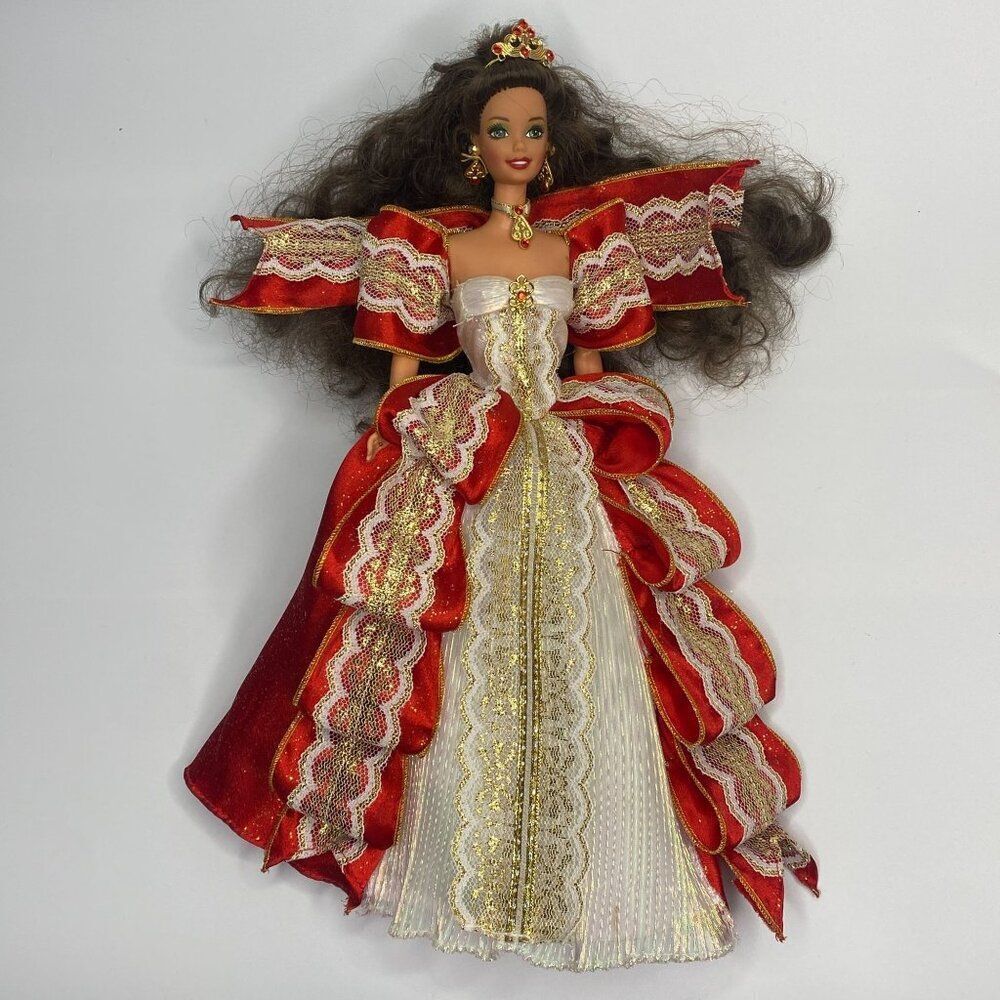 Barbie 1997 HAPPY HOLIDAYS Special Edition 10th Anniversary Brunette